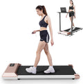 DeerRun Walking Pad 2025 - Compact Under Desk Treadmill for Small