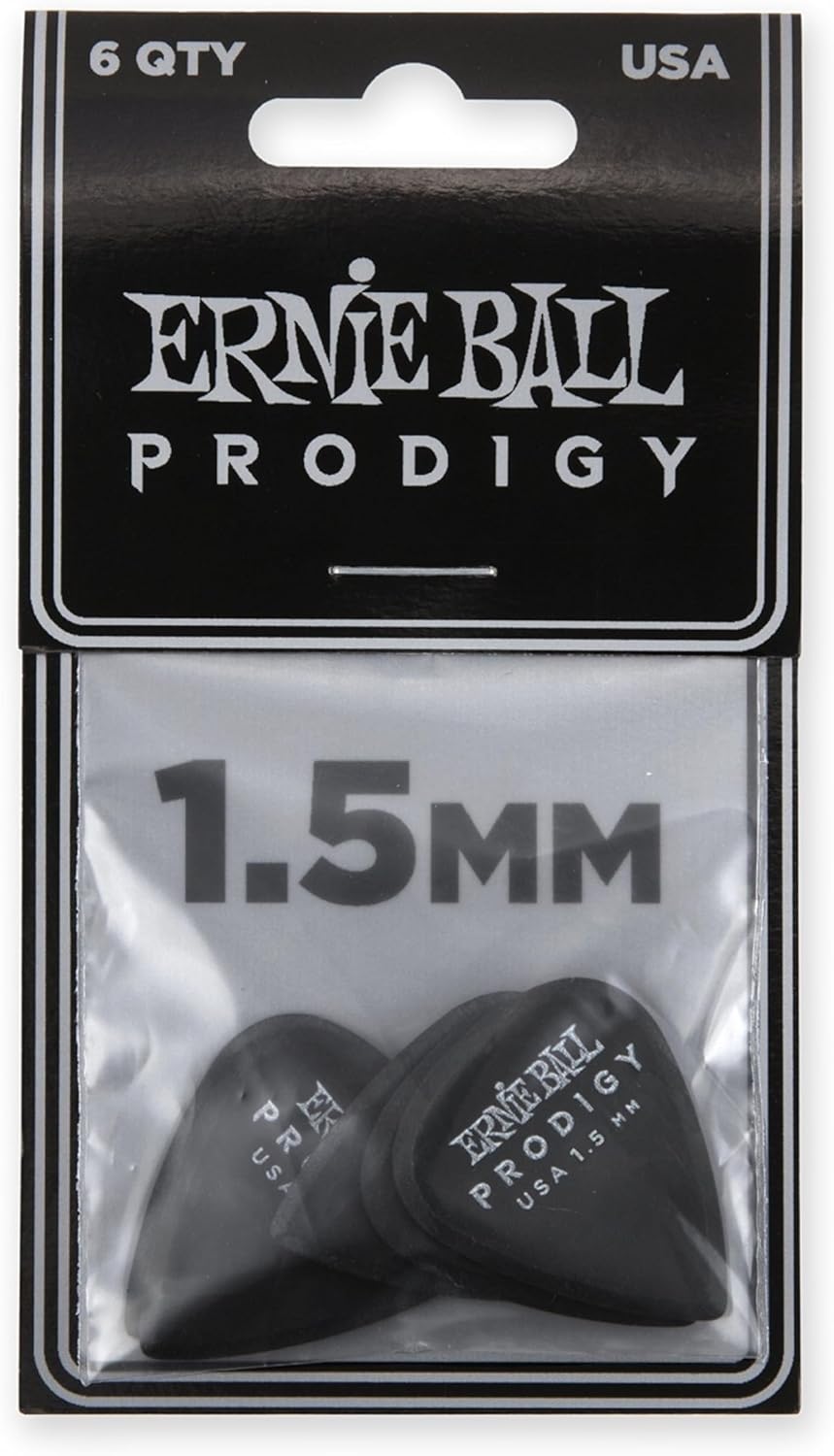 Ernie Ball Prodigy Guitar Picks - Superior Grip & Definition