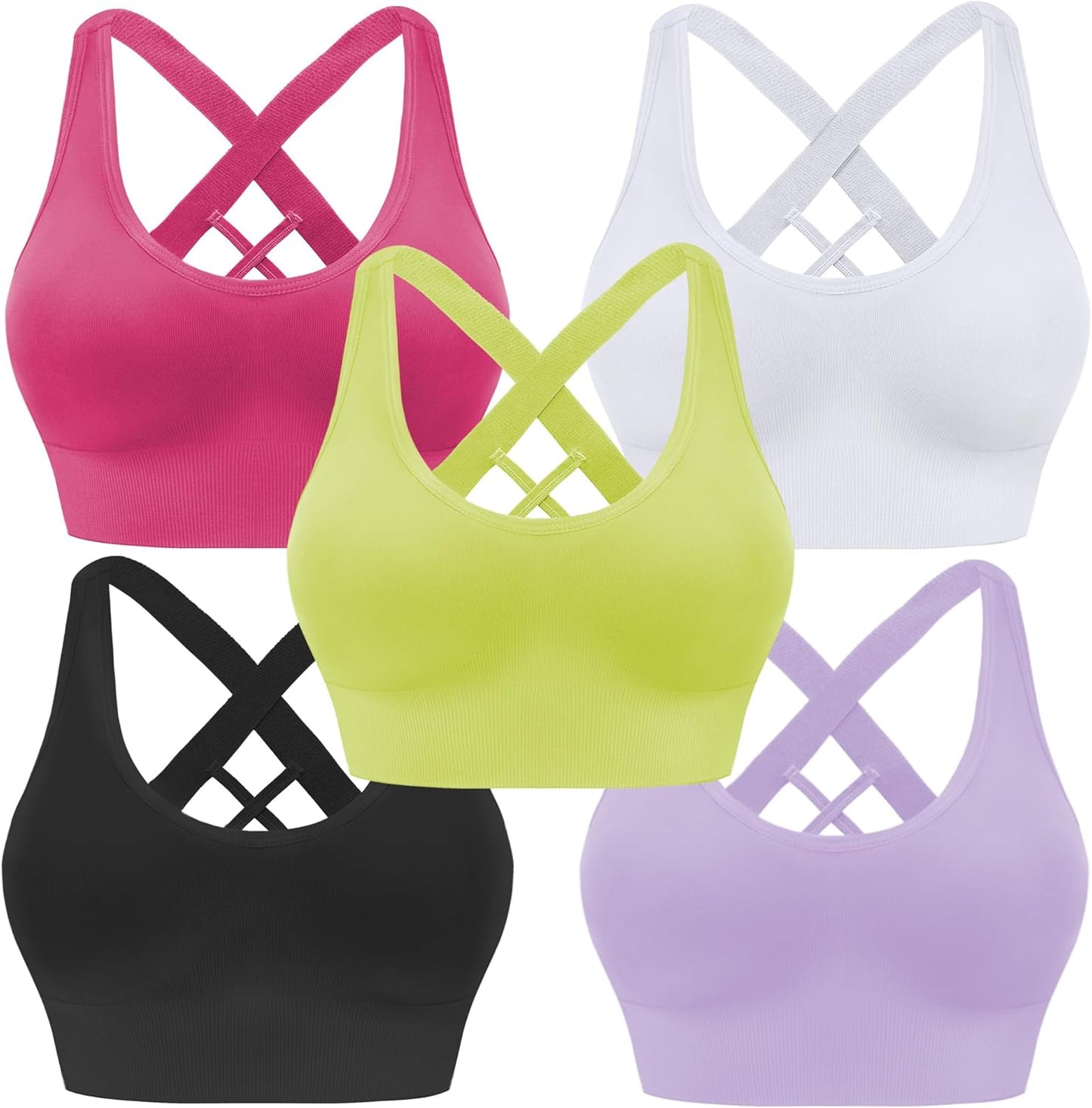 High Impact Sports Bras for Women by BLUELILY - Comfortable Fit