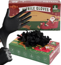 FINITEX Black Nitrile Gloves - Latex Free 6.2mil 50PCS