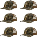 Classic Six-Panel Trucker Cap for Everyday Wear - Adjustable Snapback
