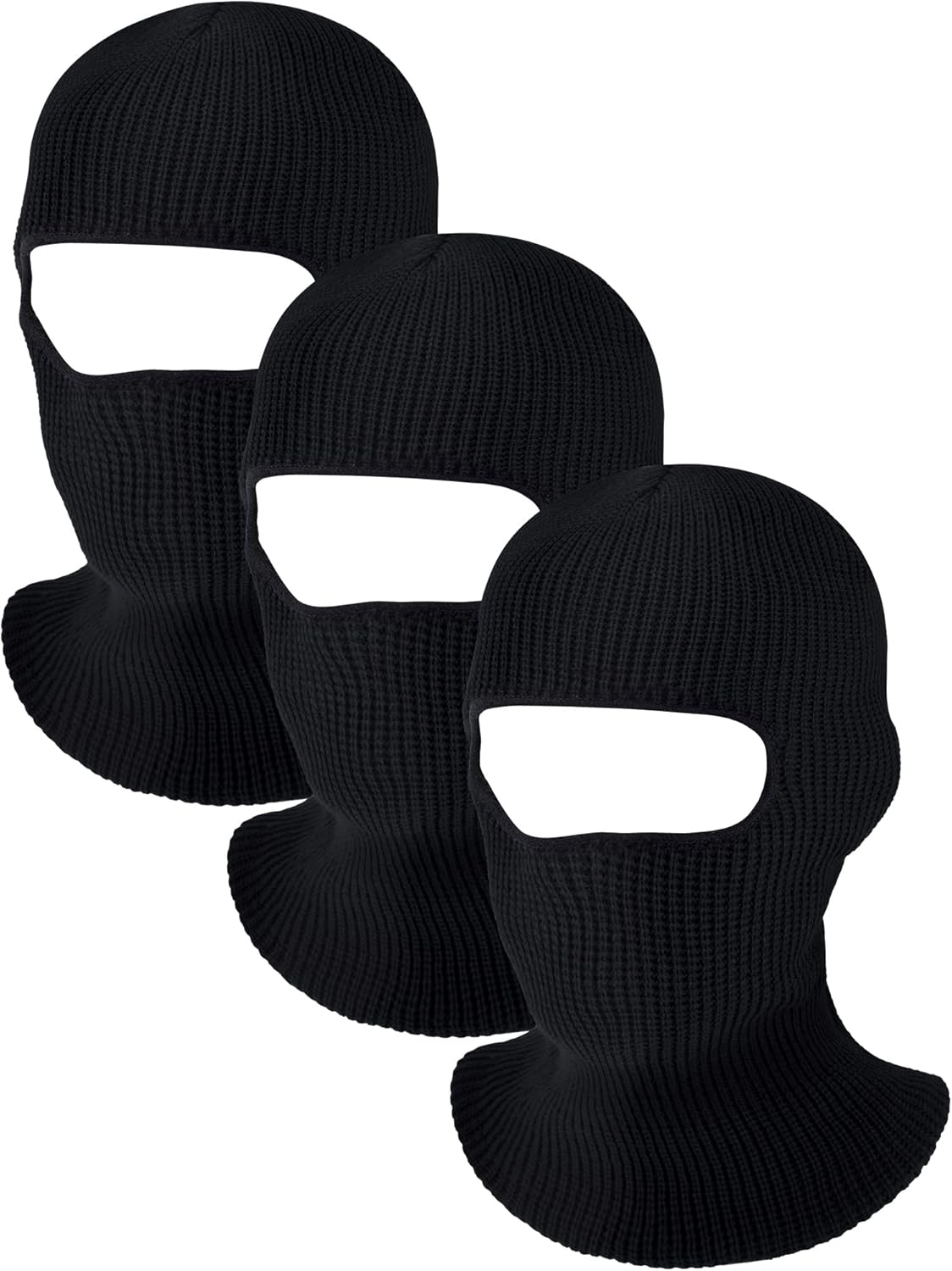 Knitted Balaclava Set for Winter Skiing