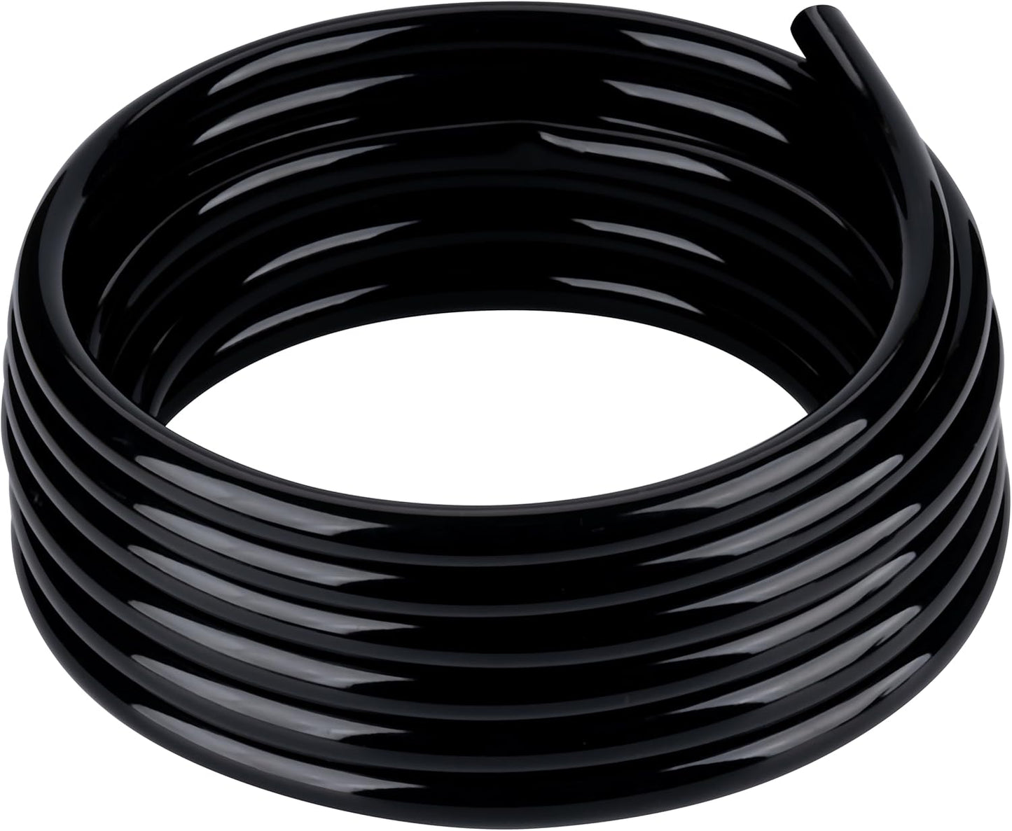 Black Vinyl Tubing 3/4 ID 1 OD - Flexible PVC Hose for Water
