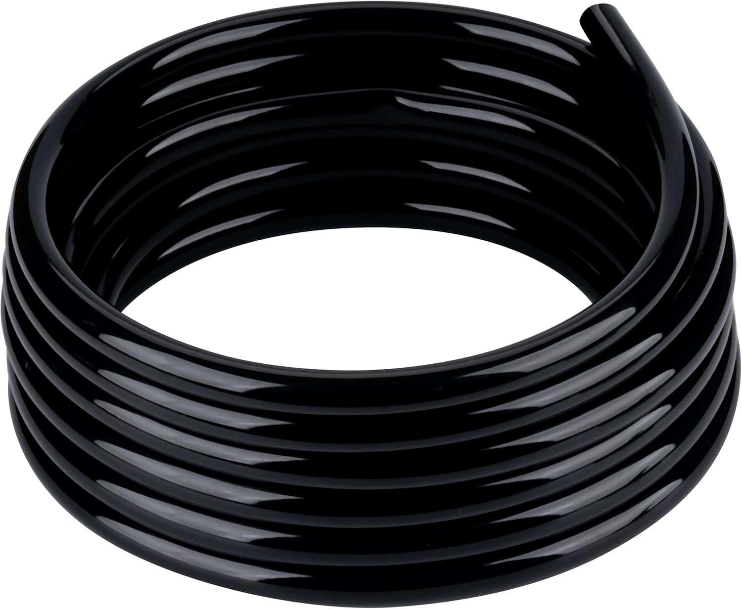 Black Vinyl Tubing 3/4 ID 1 OD - Flexible PVC Hose for Water