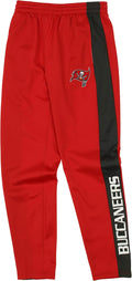 Youth Boys Side Stripe Slim Fit Performance Pant - Fleece Lined