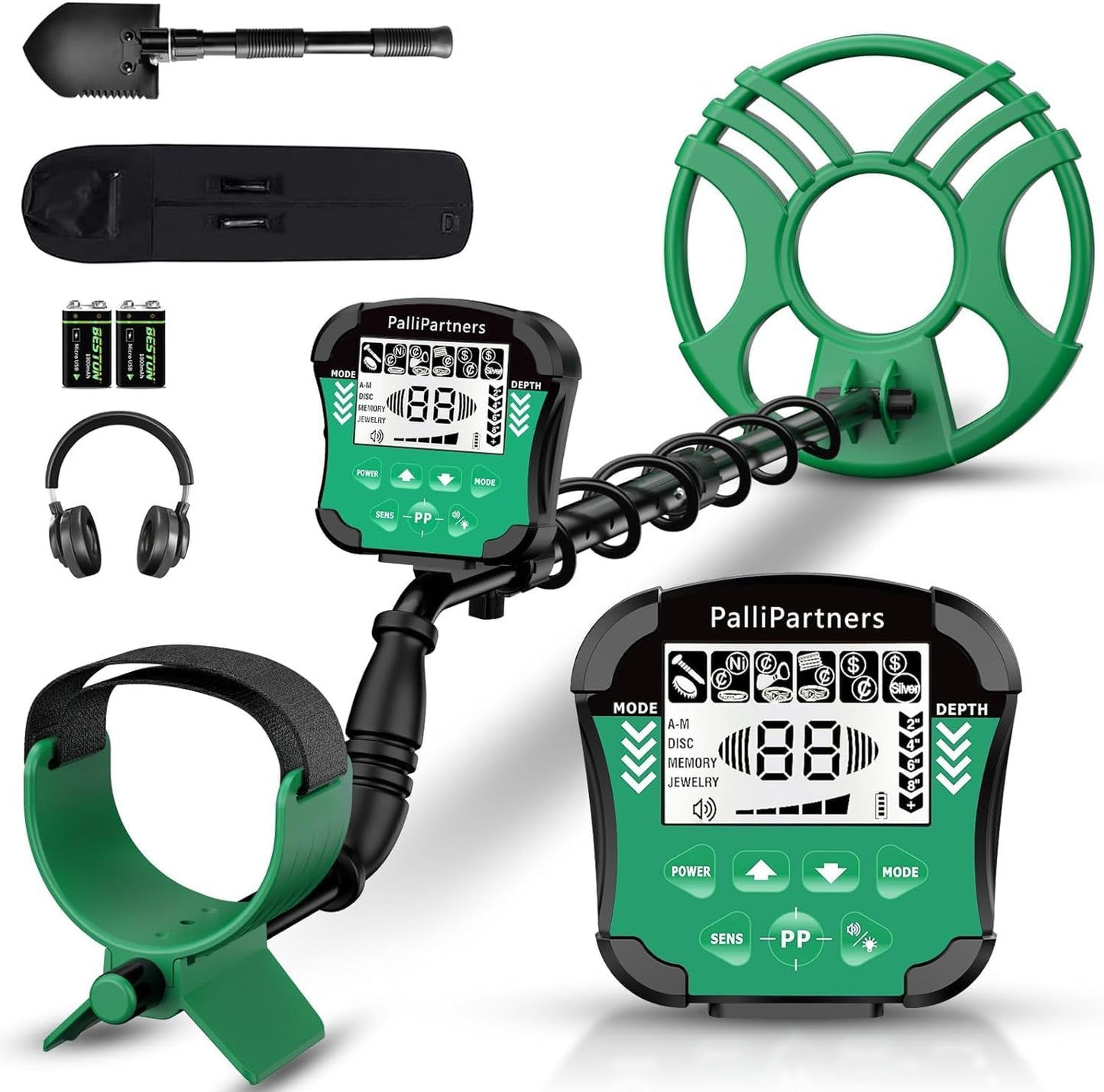PalliPartners Metal Detector for Adults - Waterproof & Accurate