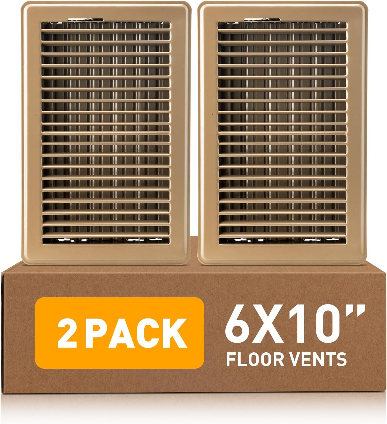 Premium Floor Register 6 x 10 Inch Vent Covers for Home Use