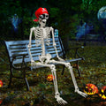 5 Ft Skeleton Halloween Decorations Full Body Life-Size Skeleton