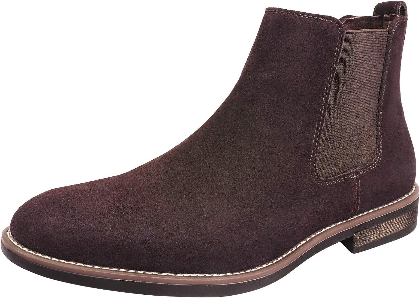 Bruno Marc Men's Suede Leather Chelsea Ankle Boots Review
