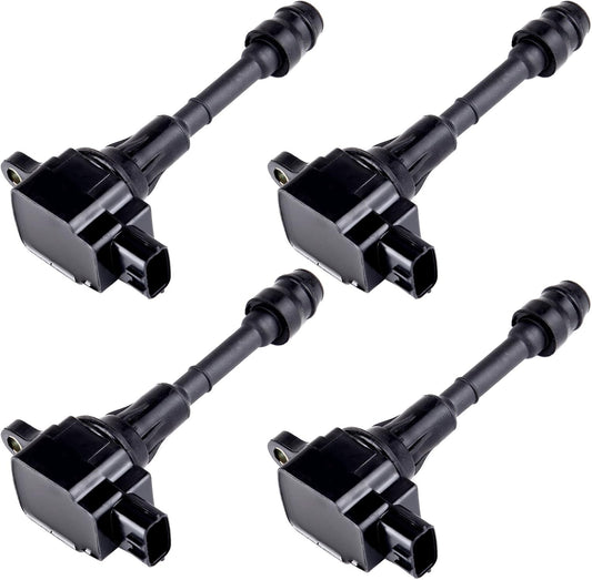 OCPTY Set of 4 Ignition Coils for Nissan Altima Sentra X-Trail