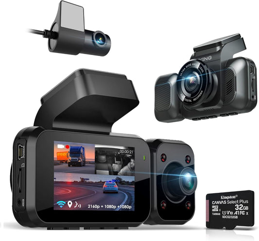RexingUSA 4K Dash Cam - Wi-Fi, GPS, G-Sensor!