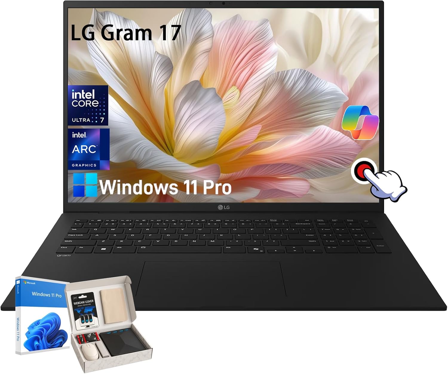 LG Gram 17 Touchscreen Laptop with Intel Ultra 7 Processor