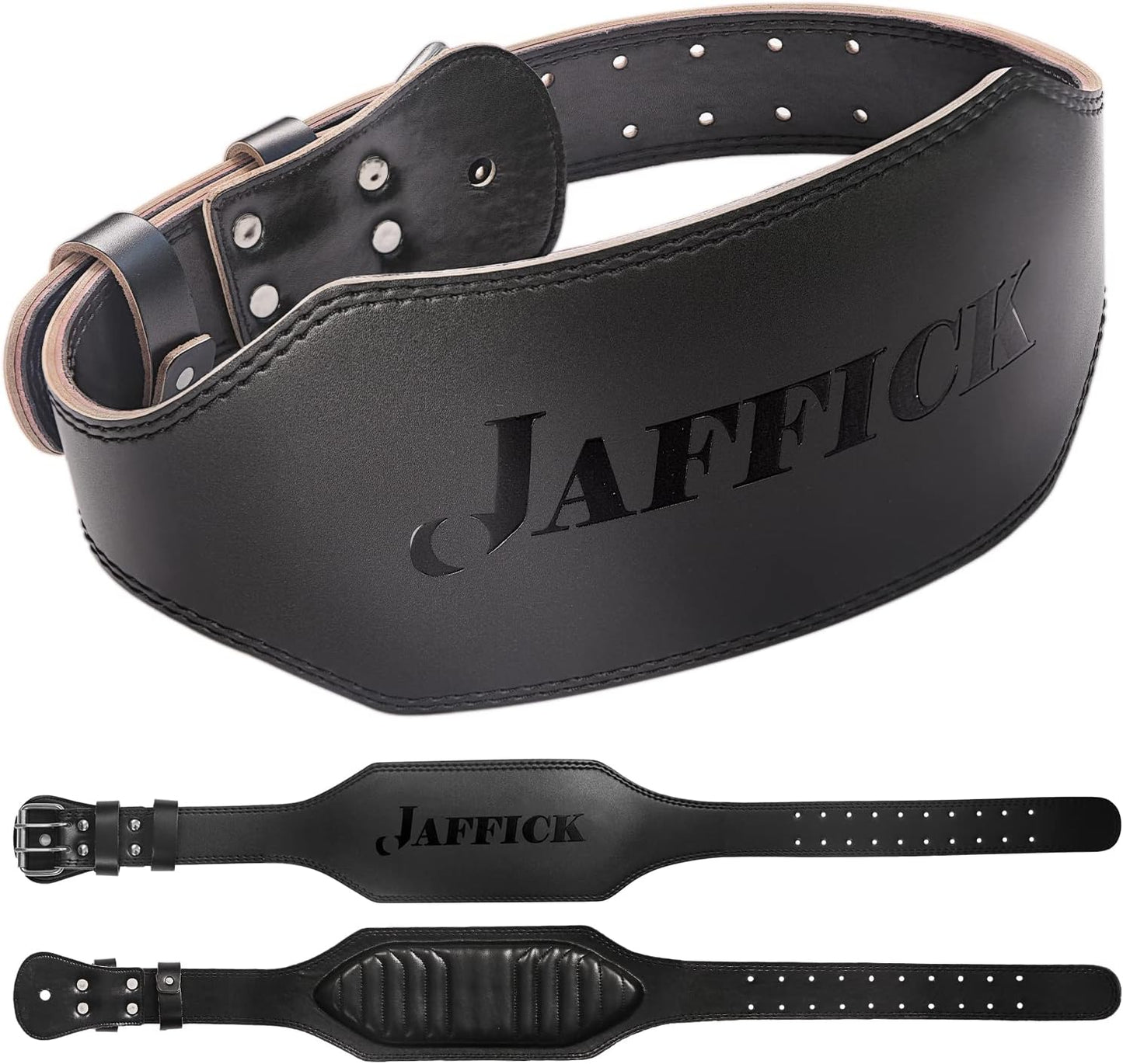 Genuine Leather Weight Lifting Belt for Men - Heavy Duty Support