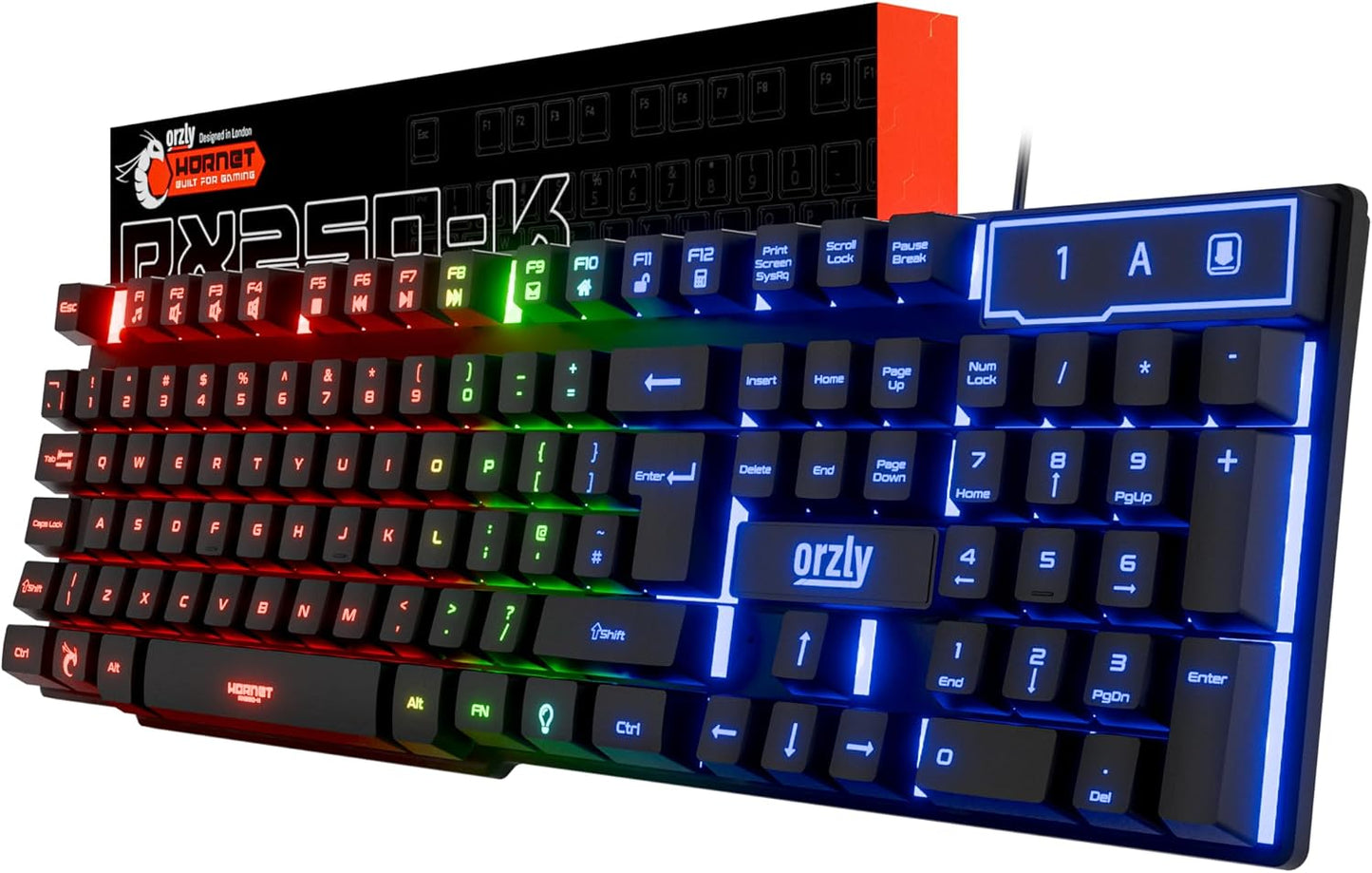 Ultimate Gaming Keyboard for Multi-Platform Gamers by Orzly