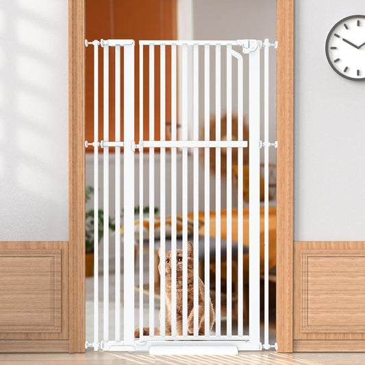 Senneny 63 Extra Tall Cat Gate for Cats and Dogs, Durable Design