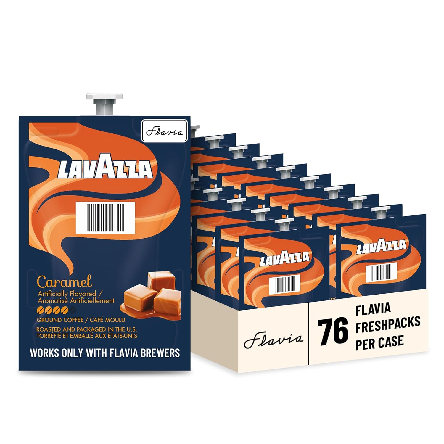 Flavia Caramel Coffee Freshpacks for Perfect Brewed Flavor