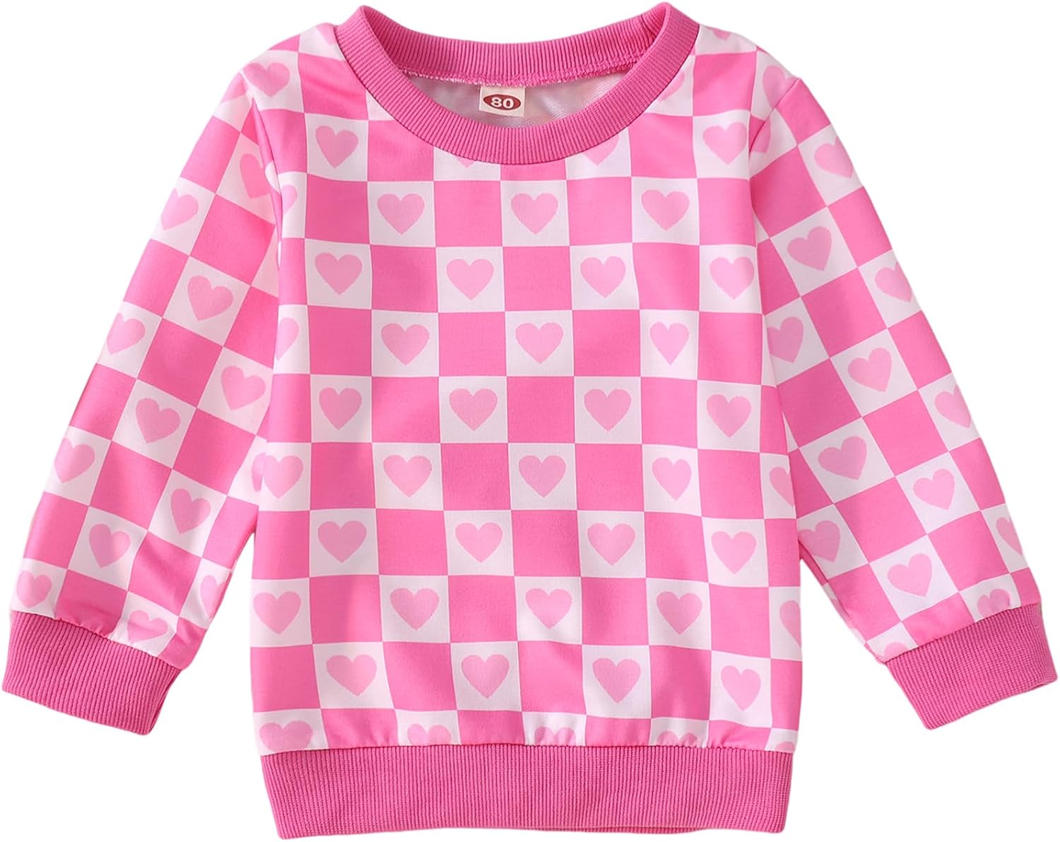 BOUTIKOME Toddler Valentine Sweatshirt 1-6T