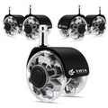 Silent & Smooth: Heavy-Duty 2 Chair Wheels Set - Safe & Durable