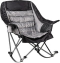 Oversized Rocking Camping Chair for Adults with 400lbs Capacity