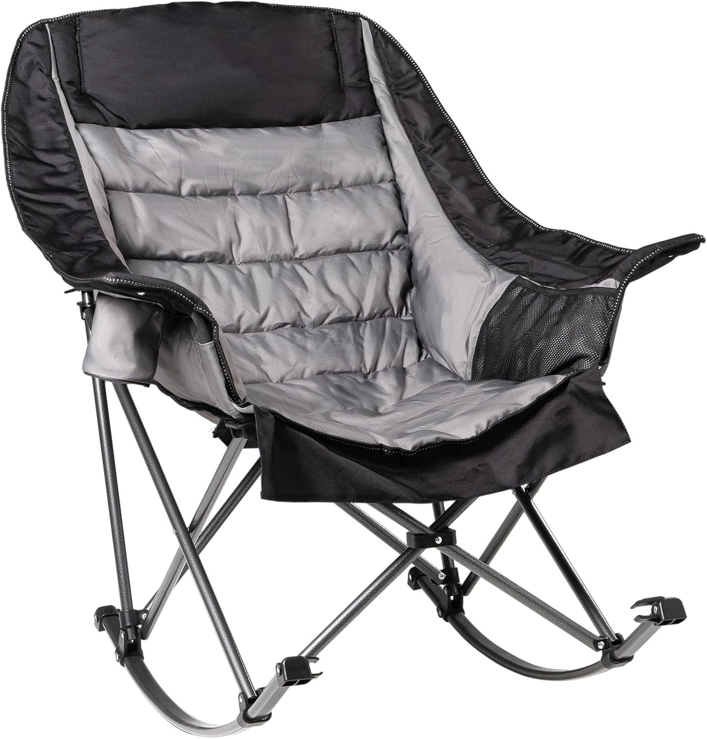 Oversized Rocking Camping Chair for Adults with 400lbs Capacity