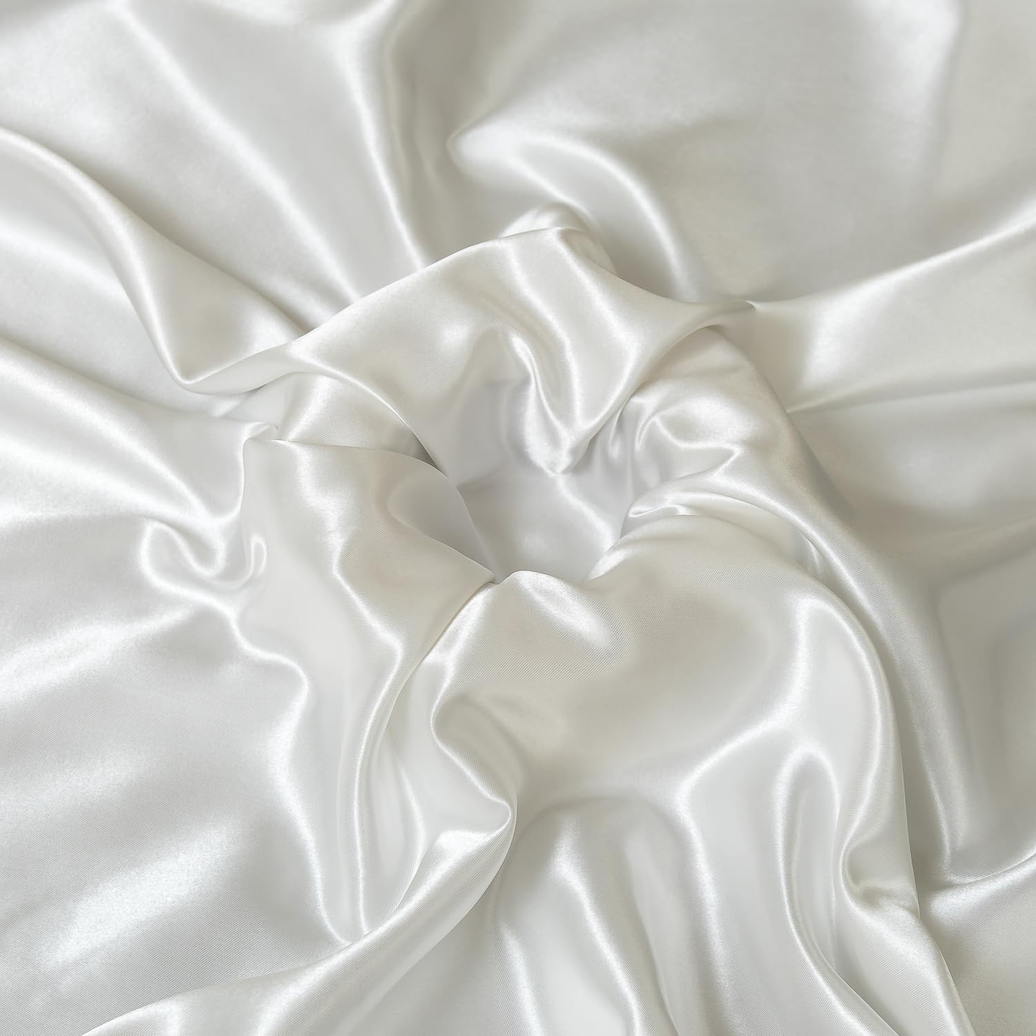Satin Fabric by The Yard, Soft Charmeuse Silk for DIY Projects
