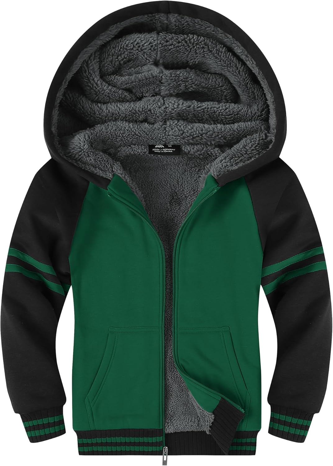 Ultra Soft Sherpa Fleece Hoodie for Boys by SWISSWELL