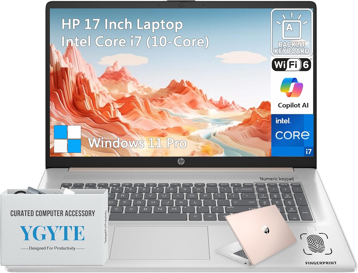 HP 17.3 Inch Touchscreen Laptop with Intel Core i7 and 64GB RAM