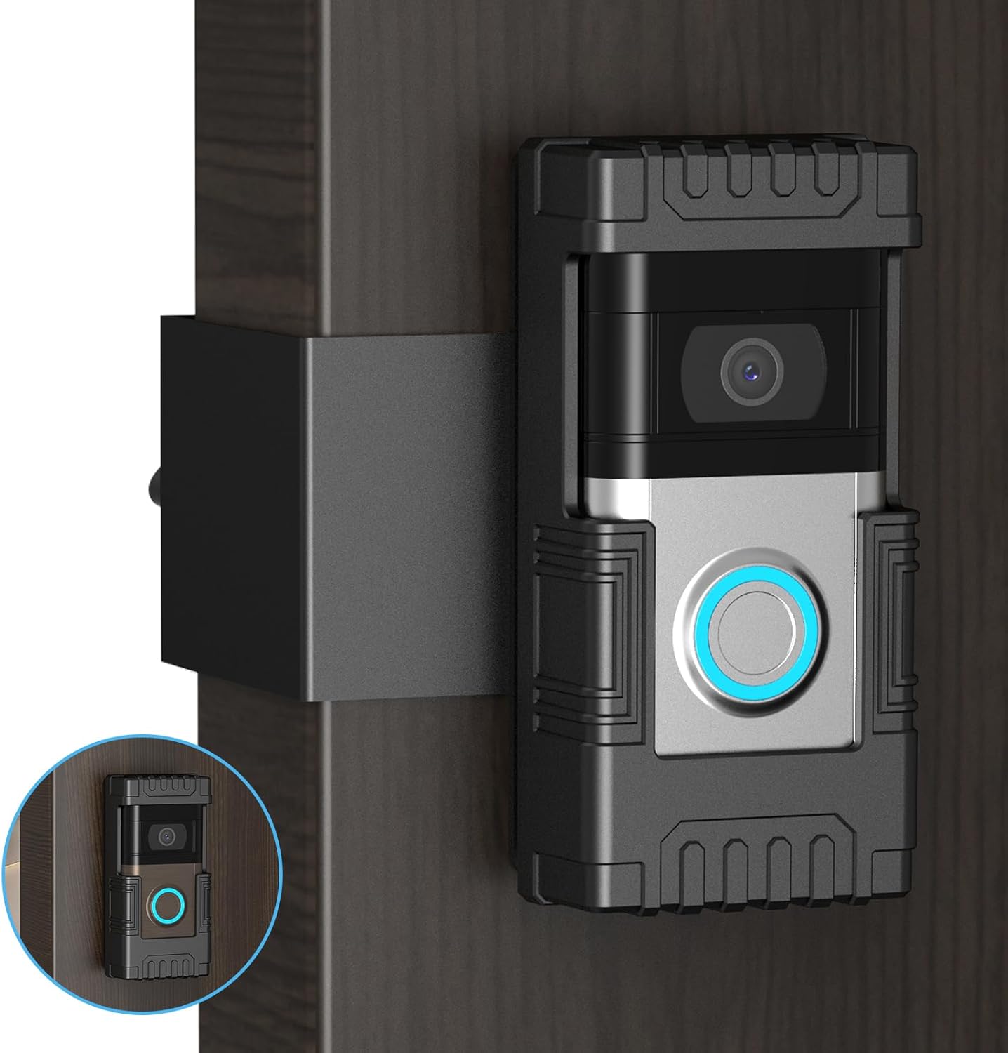 Adjustable Anti-Theft Doorbell Mount - Secure & Flexible