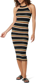 Womens Jayla Sleeveless Crochet Midi Dress - Cotton Crochet Fit