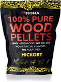 Kona 100% Hickory Smoker Pellets - Rich Wood Fired Flavor