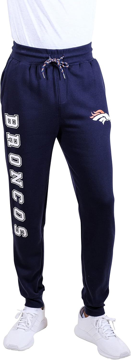 Ultra Game Men's NFL Official Active Super Soft Fleece Joggers