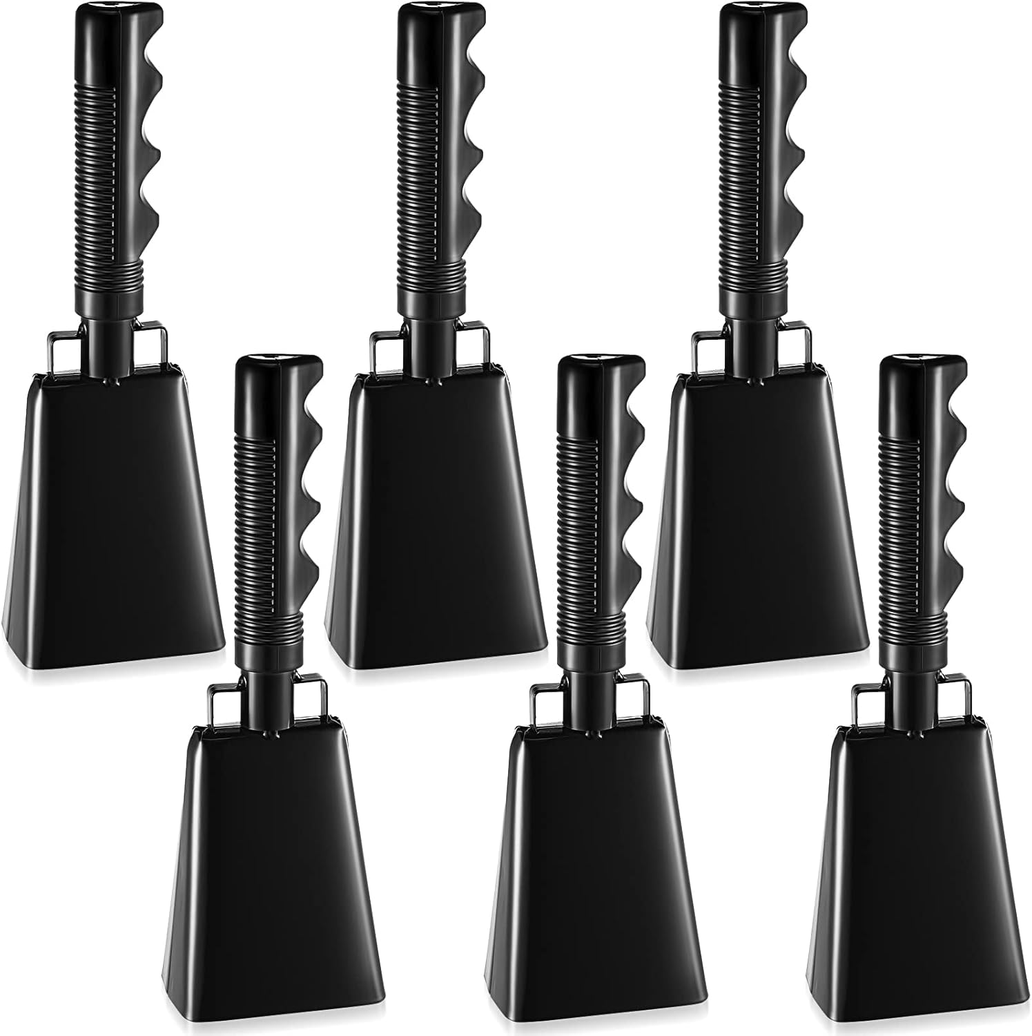 Bulk Black Cowbells for Sporting Events and Graduation Parties