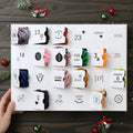 Velvet Yarn Advent Calendar 24 Days Christmas Countdown - Velvet