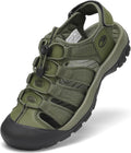 Men's Athletic Closed Toe Sport Sandals - Cushioned Anti-Slip Walkers