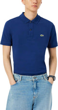Men's Slim Fit L12.12 Short Sleeve Pique Polo Shirt - Classic Tailored