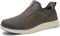 Men Laceless Lightweight Walking Shoes - Breathable Everyday Sneakers