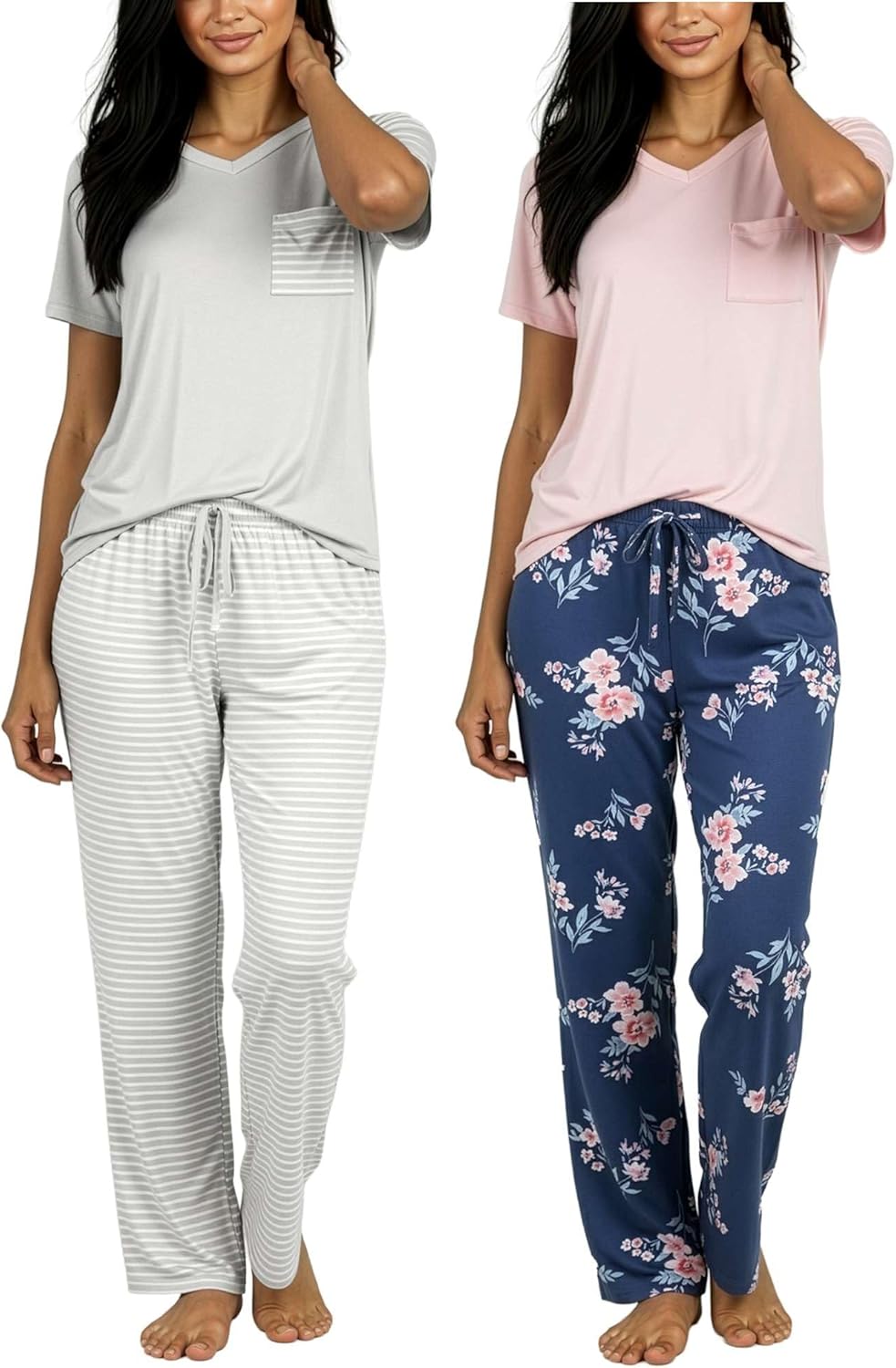 Real Essentials Women's Comfy Pajama Sets for Ultimate Relaxation