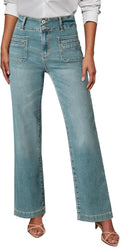 Sidefeel Women's Wide Leg Jeans High Waisted Tummy Control it