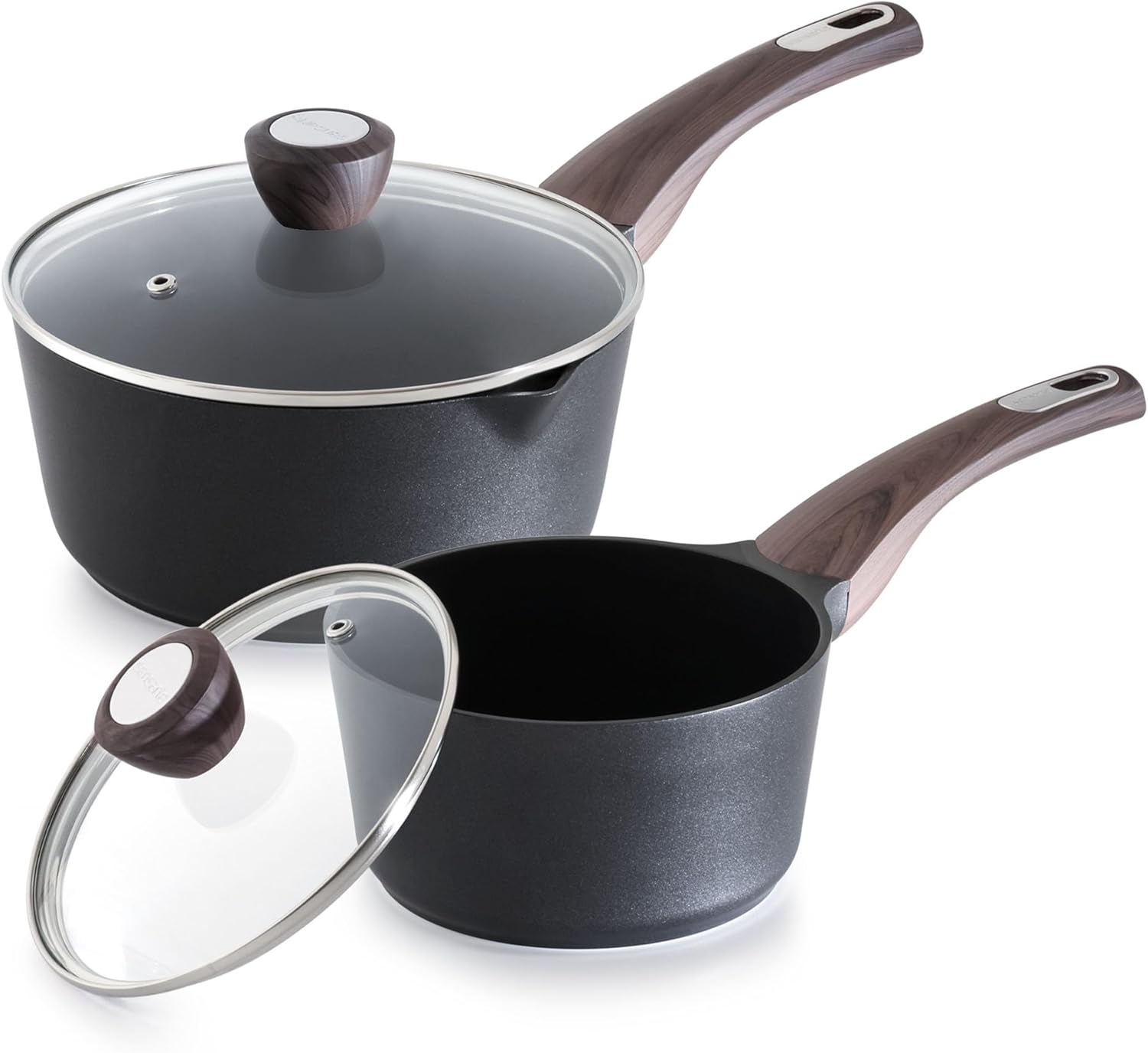 Healthy Nonstick Saucepan Set for Everyday Cooking Needs