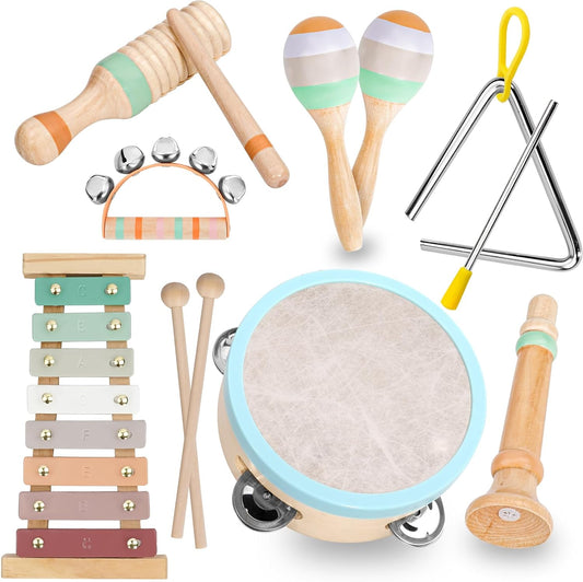 Raimy Musical Instruments Set - Montessori Xylophone for Creative Kids