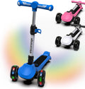 T200/T500 Kids 3-Wheel Electric Scooter with Light Up Wheels - Safe