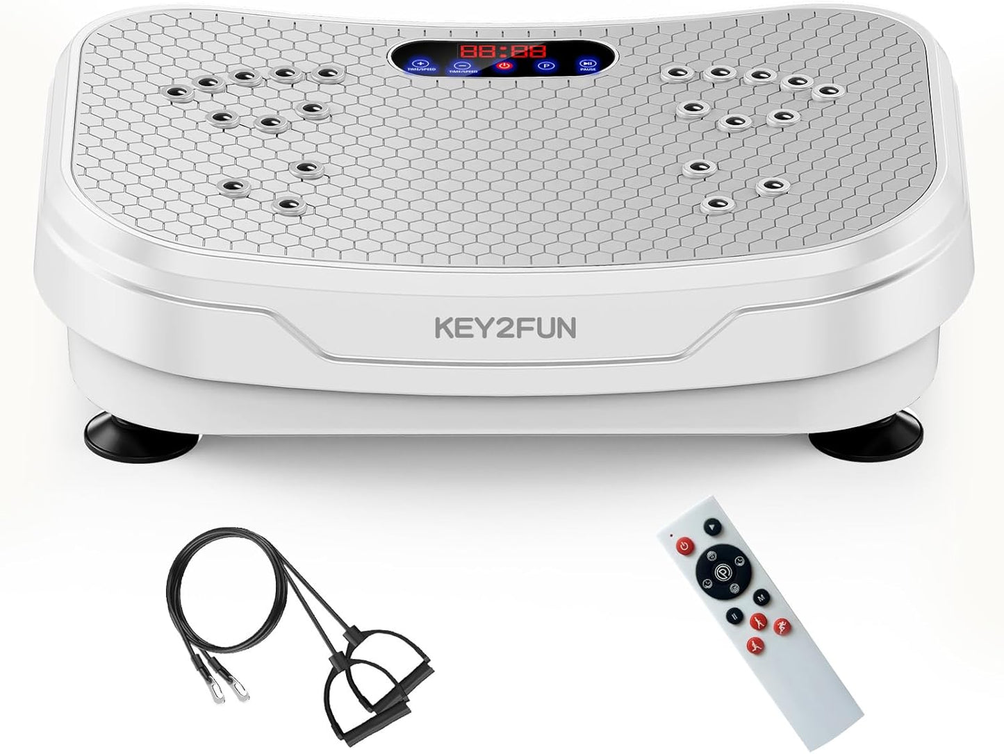 KEY2FUN 2025 Vibration Plate: Boost Lymphatic Drainage!