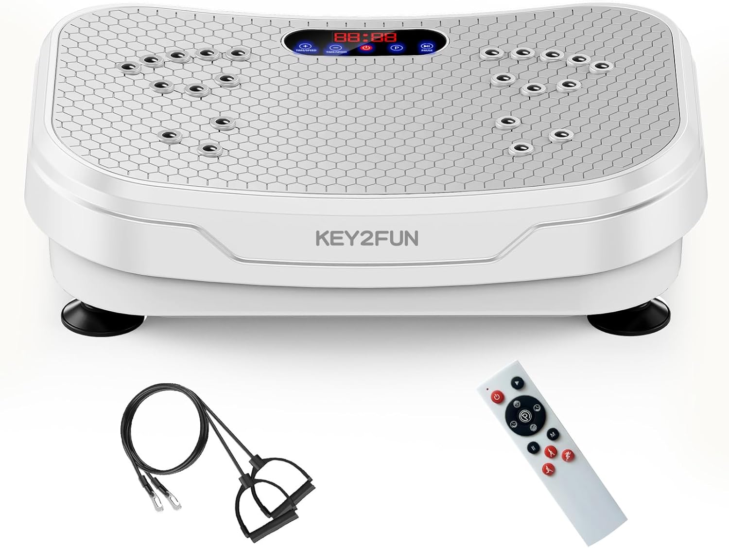 KEY2FUN 2025 Vibration Plate: Boost Lymphatic Drainage!