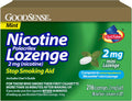 GoodSense 2 mg Mini Nicotine Polacrilex Lozenge, Mint - 216 Count