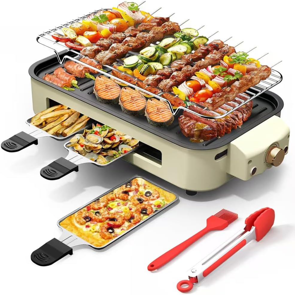 AORAN Indoor Grills Electric Smokeless for Versatile Cooking
