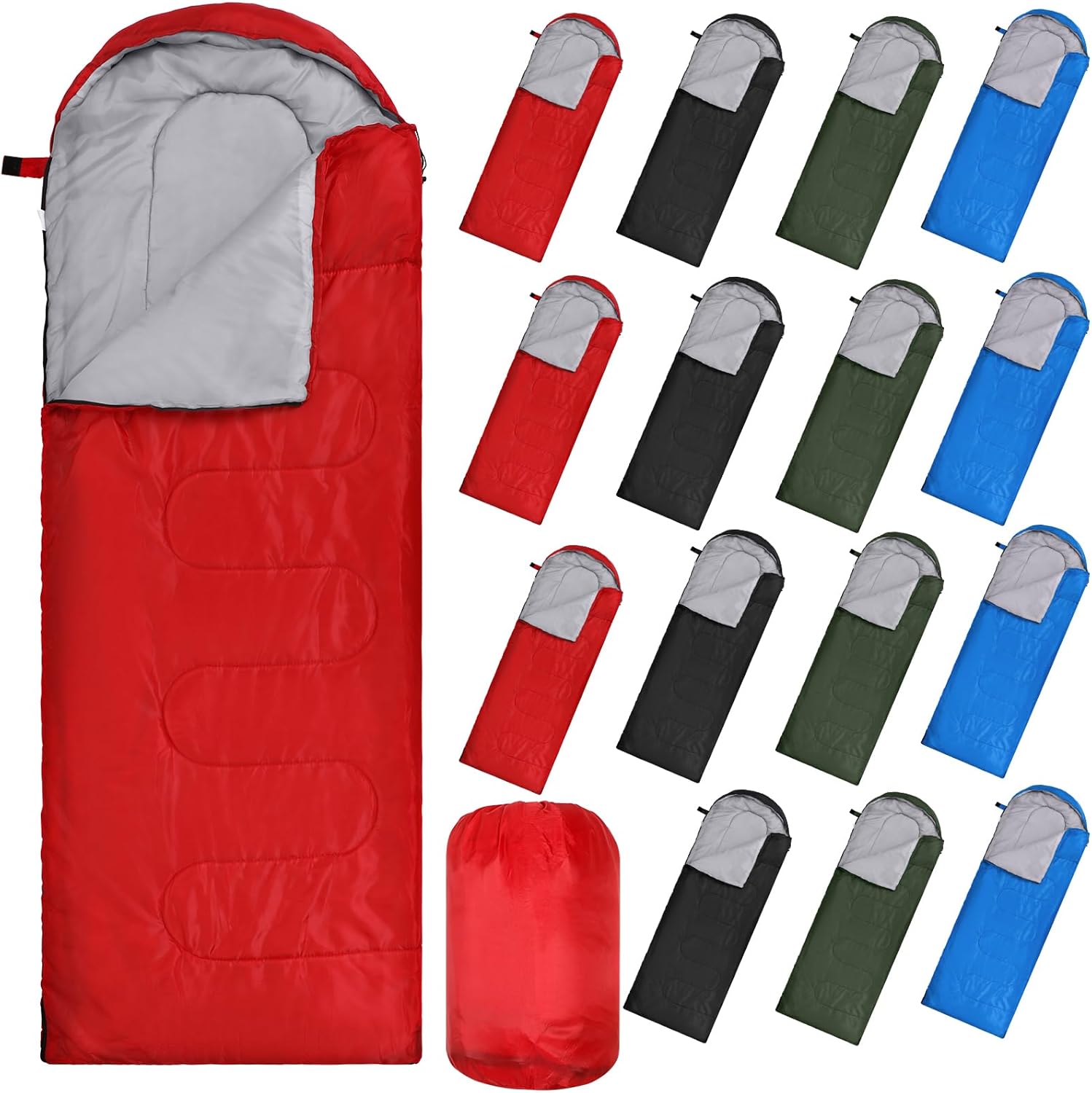 Tudomro 16 Pack Compact Waterproof Sleeping Bags
