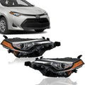 Headlights Assembly Driver and Passenger Side Compatible Replacement