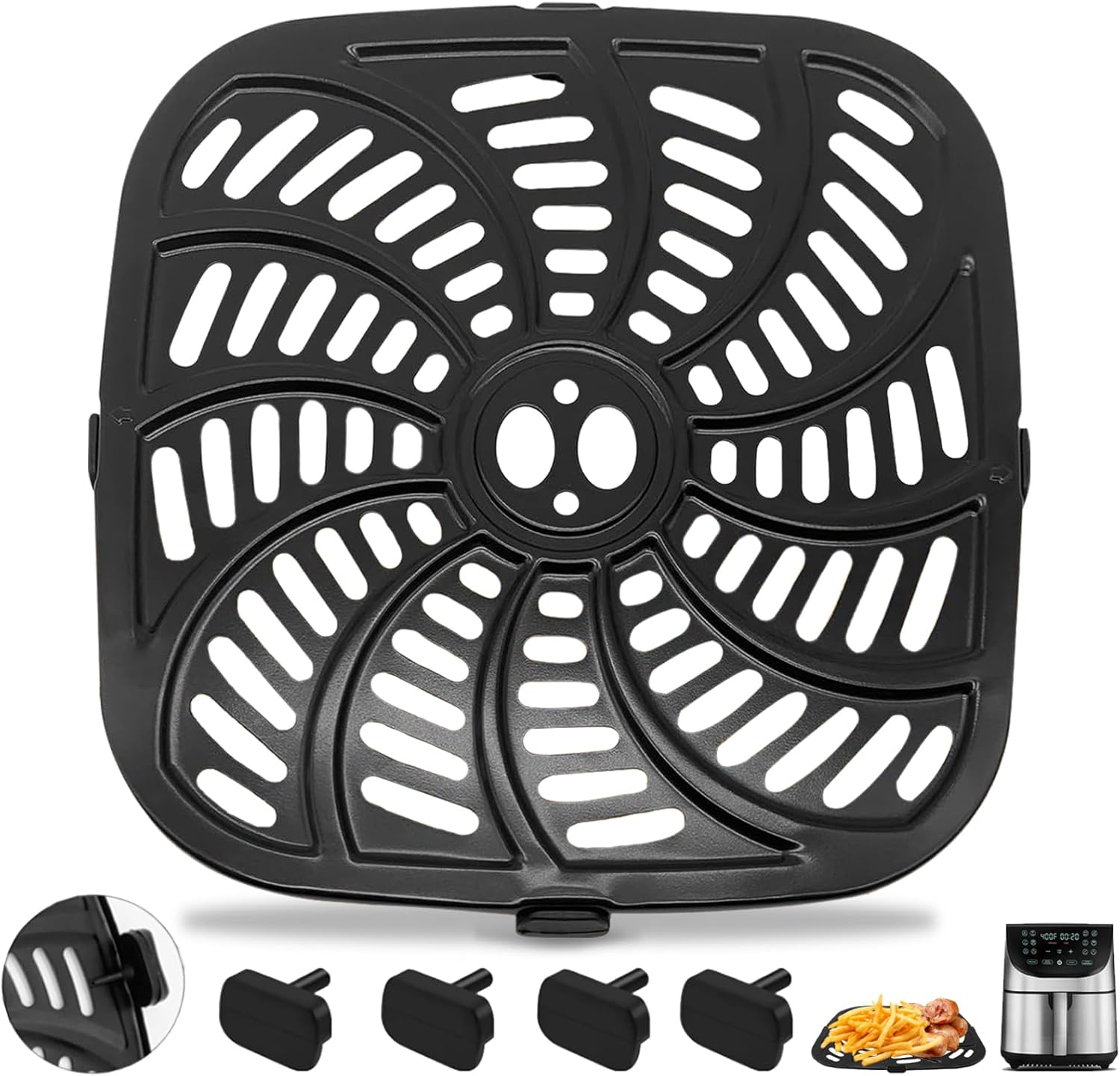 Gourmia Air Fryer Grill Pan: Crisper Plate Replacement