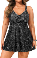 Aqua Eve Plus Size Swim Dress Two Piece Tankini - Tummy Control suit