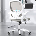 Gray Mesh Home Desk Chair with Supportive Lumbar - Ergonomic